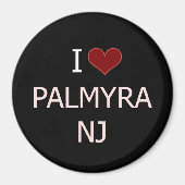 I Love Palmyra, NJ マグネット (正面)