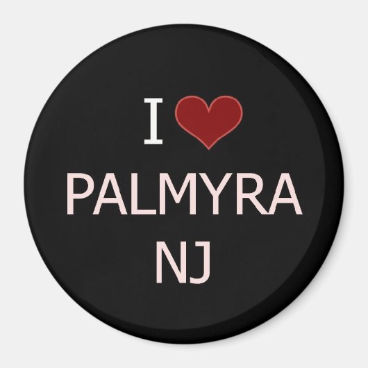 I Love Palmyra, NJ マグネット (正面)
