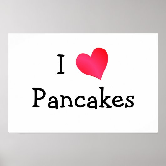 I Love Pancakes ポスター (正面)