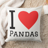I love pandas クッション (ブランケット)