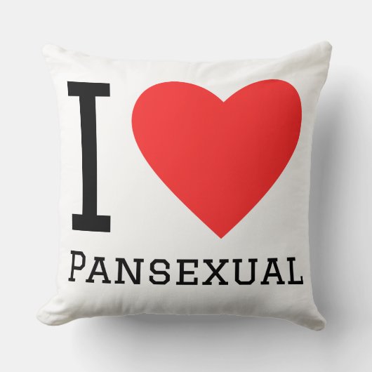 I love Pansexual  クッション (正面)