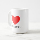 I love Pansexual コーヒーマグカップ (正面左)