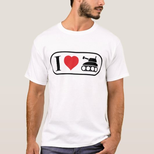 I Love Panzer Tシャツ (正面)