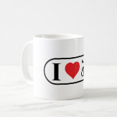 I Love Panzer - Tasse コーヒーマグカップ (正面左)