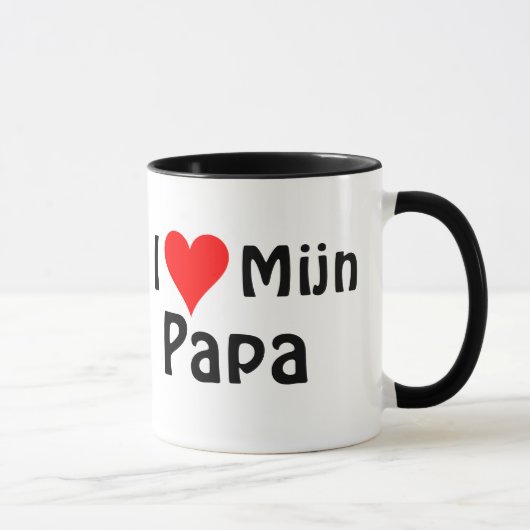 I Love papa mok マグカップ (右)