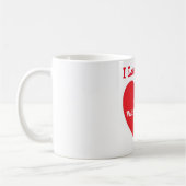 I Love PaPa - Red Valentine's Day - Coffee Mug コーヒーマグカップ (左)