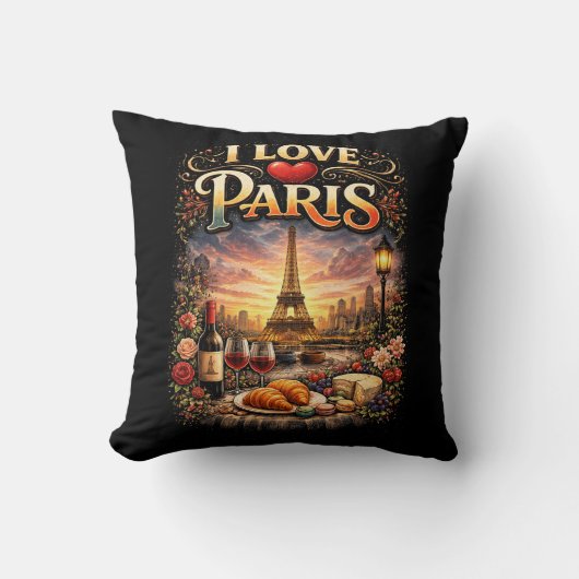 I Love Paris クッション (正面)
