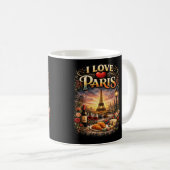 I Love Paris コーヒーマグカップ (正面右)