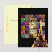 I Love Paris – ポストカード (正面/裏面)