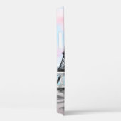 I Love Paris – 女性とかわいらしピンクのハートバルーン Case-Mate iPhoneケース (裏面 / 右)