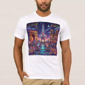 I LOVE PARIS DESIGN  Tシャツ (正面)
