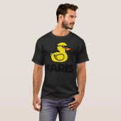 I Love Paris France, Funny Paris with Rubber Yello Tシャツ (正面フル)