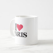 I Love Paris, Romantic Travel-インスパイア Paris コーヒーマグカップ (正面左)