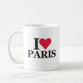 I Love Paris, Romantic Travel-インスパイア Paris コーヒーマグカップ (左)
