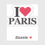 I Love Paris, Romantic Travel-インスパイア Paris シール (シート)