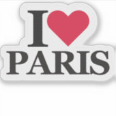 I Love Paris, Romantic Travel-インスパイア Paris シール (正面)