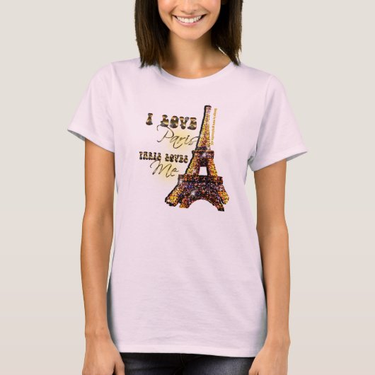 I Love Paris - Tシャツ (正面)