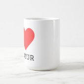 I love parkour コーヒーマグカップ (中央)