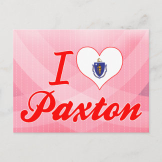 I Love Paxton、マサチューセッツ ポストカード