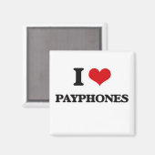 I Love Payphones マグネット (正面/裏面)