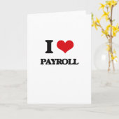I Love Payroll カード (黄色い花)
