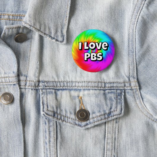 I Love PBS (You may change the words) 缶バッジ (インサイチュ)