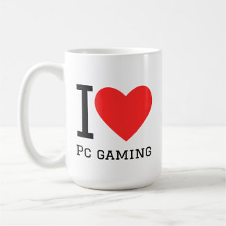 I love pc gaming コーヒーマグカップ