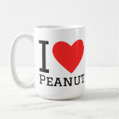 I love peanut コーヒーマグカップ (左)