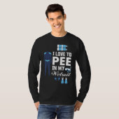 I love Pee In My Wetsuit Diver Scuba Funny Freediv Tシャツ (正面フル)