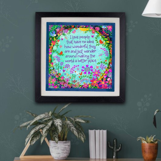 I Love People's Inspiration写真プリント フォトプリント