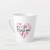 I love Peyton カフェラテマグ (左アングル)