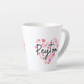 I love Peyton カフェラテマグ (右アングル)