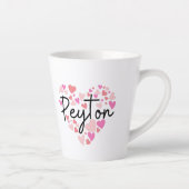 I love Peyton カフェラテマグ (右)