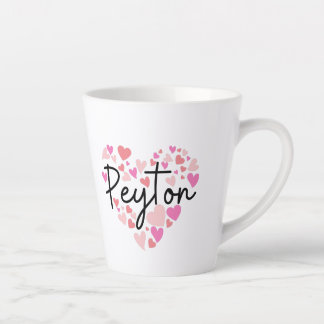 I love Peyton カフェラテマグ