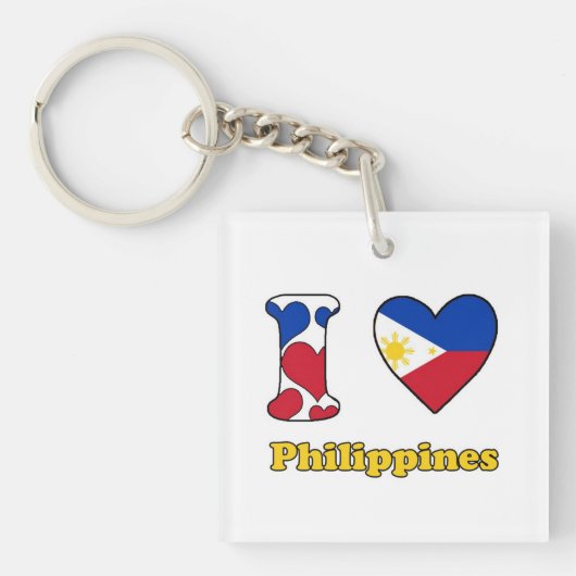 I love Philippines キーホルダー (正面)