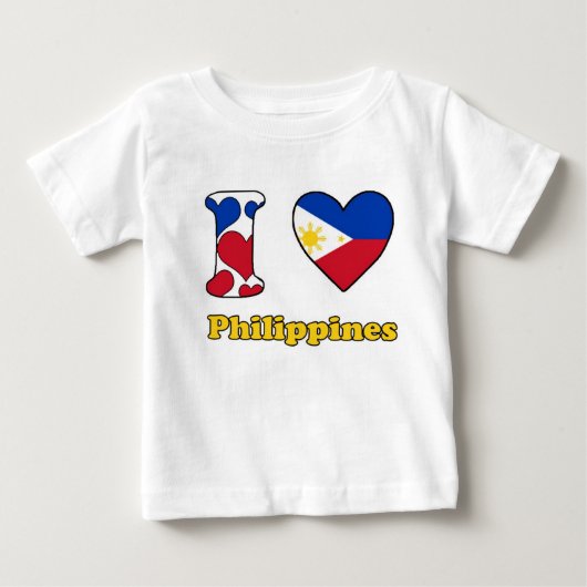 I love Philippines ベビーTシャツ (正面)