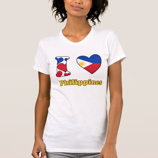 I love Philippines Tシャツ (正面)