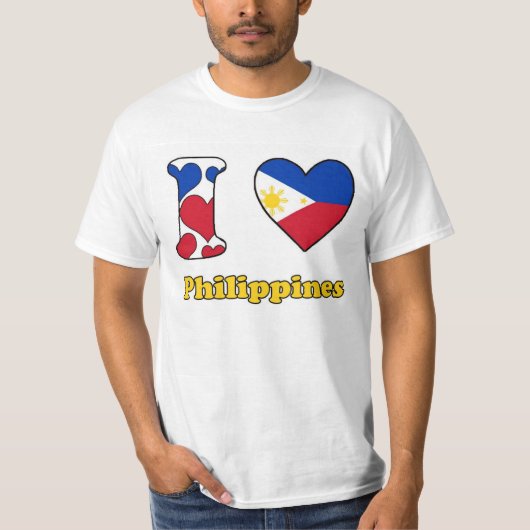 I love Philippines Tシャツ (正面)