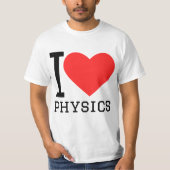 I love physics tシャツ (正面)