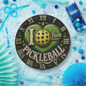 I Love Pickleball  ペーパープレート (パーティー)