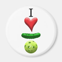 I Love Pickleball – ホワイト – 