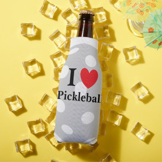 「I Love Pickleball」ボトル クール ボトルクーラー (インサイチュ 夏)