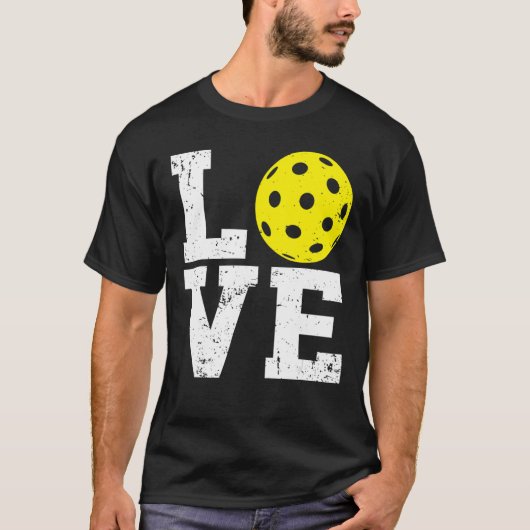I Love Pickleball Paddleball Pickleball Player Tシャツ (正面)