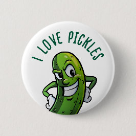 I Love Pickles 缶バッジ