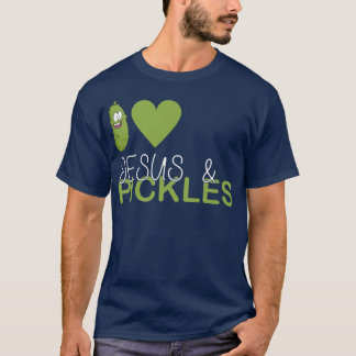 I Love Pickles & Jesus, Pickle Vegetable農業V Tシャツ