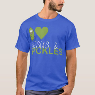 I Love Pickles & Jesus, Pickle Vegetable農業V Tシャツ