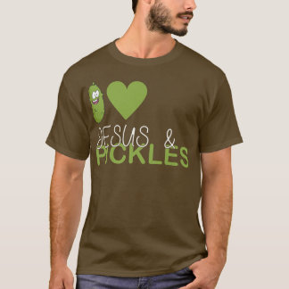 I Love Pickles & Jesus, Pickle Vegetable農業V Tシャツ