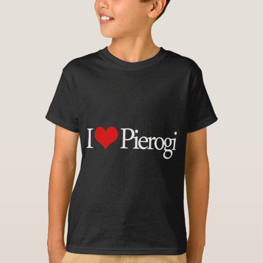 I Love Pierogi Polishポーランドポルスカファミリー Tシャツ (正面)