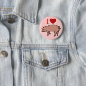 I LOVE PIGS 缶バッジ (インサイチュ)