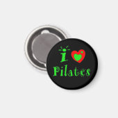 I Love Pilates -冷蔵庫用マグネット マグネット (正面/裏面)